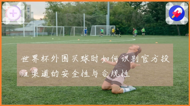 世界杯外围买球时如何识别官方投注渠道的安全性与合规性